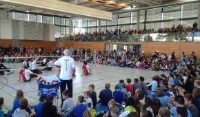 Trainingsspiel deutsche Sitzvolleyball Nationalmannschaft