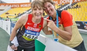 Franziska Liebhardt und Steffi Nerius