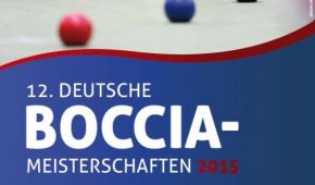 Plakat der DM Boccia