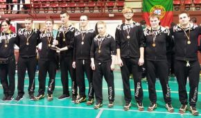 Deutsche Goalballnationalmannschaft Siegerehrung