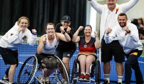 Jubel beim deutschen Rollstuhltennis-Team