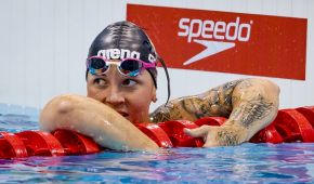 Denise Grahl im Wasser