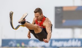 Markus Rehm beim Weitsprung