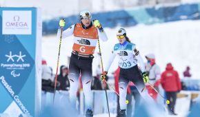 Clara Klug mit Guide Martin Härtl