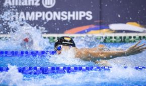 Malte Braunschweig schwimmt bei der WM Schmetterling