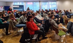 Blick in den vollbesetzten Seminarraum bei der DBS-Nachwuchstagung