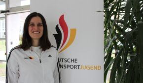 Amrei Zieriacks am Tag der Wahl zur DBSJ-Bundesjugendsportärztin
