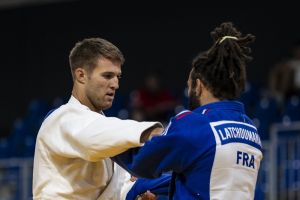 Daniel Goral im Duell mit seinem französischen Gegner