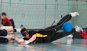 Goalball in Aktion