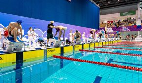 Athleten beim IDM Para Schwimmen in Berlin