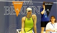 Verena Schott vor dem Start