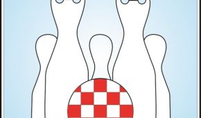 Logo 16. IBSA Kegel Europameisterschaften in Kroatien