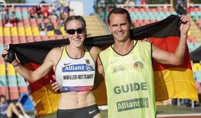 Katrin Müller-Rottgardt mit Guide Alexander Kosenkow
