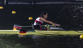Hat gute Chancen, sich am Samstag für das Finale zu qualifizieren: Sylvia Pille-Steppat
