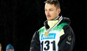 Marco Maier bei der Siegerehrung