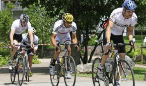 Athleten beim Radsport