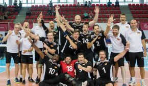 Die deutschen Herren jubeln über Bronze