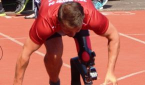 Heinrich Popow beim Start