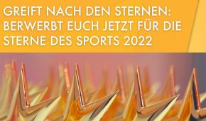 Plakat zu der Aktion "Sterne des Sports"