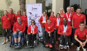 Deutsches Team bei den World Games in Sharjah © Marion Peters / DBS