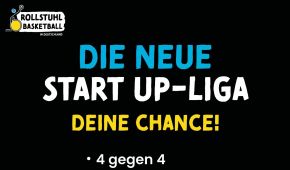 Infoplakat zur Start Up-Liga