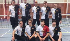 Deutsche Sitzvolleyballmannschaft in Assen