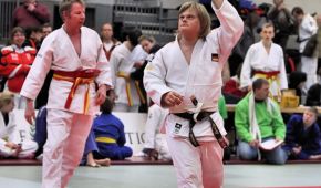 Zwei Sportler beim G-Judo