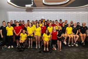 Gruppenbild der Para Schwimm-Nationalmannschaft bei der EM 2026