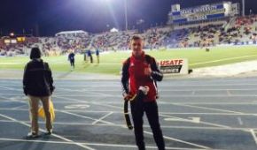 Felix Streng bei den Drake Relays