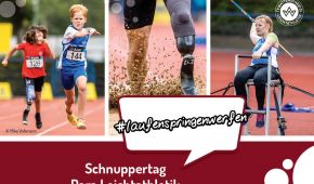 Schnuppertag Para Leichtathletik am 15. November (11 bis 15 Uhr)