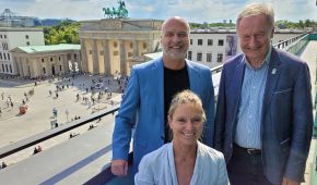Gregor Doepke, Kirsten Bruhn und Friedhelm Julius Beucher