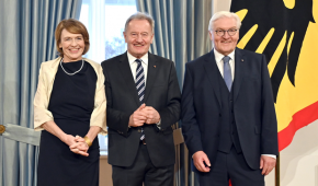 Friedhelm Julius Beucher mit Frank Walter Steinmeier und seine Ehefrau Elke Steinmeier