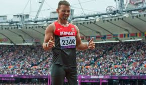 Heinrich Popow im Olympiastadion London