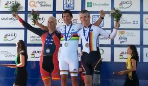 Juan Jose Mendez, Michael Teuber, Erich Winkler - Podium C1 Zeitfahren
