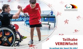 Titelseite des Handbuch Behindertensports