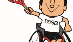 Logo Trimmy beim Rollstuhltennis vom DOSB