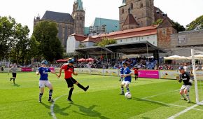 Die Sportfreunde BG Blista im Spiel gegen Schalke 04
