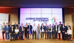 Preisträger, Jury und Laudatoren des German Paralympic Media Award 2018