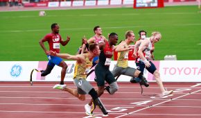 Johannes Floors und Felix Streng beim Zieleinlauf