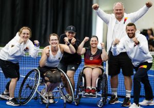 Jubel beim deutschen Rollstuhltennis-Team