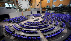 Plenarsaal im deutschen Bundestag