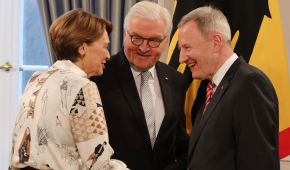 Friedhelm Julius Beucher beim Neujahrsempfang von Bundespräsident Frank-Walter Steinmeier