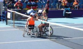 Ellerbrock und van Koot nach dem Match