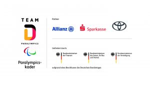 Logos der Partner und Förderer des Paralympicskaders