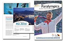 Deckblatt Mannschaftsmagazin Paralympics Rio