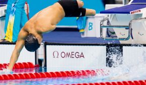 Schwimmen Startsprung - Paralympics London 2012