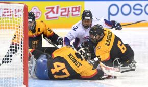 Torszene beim Para Eishockey