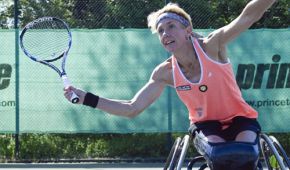 Rollstuhltennis-Spielerin Sabine Ellerbrock