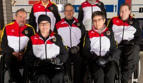 Die deutsche Rollstuhlcurling-Nationalmannschaft
