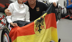 Ulrike Lotz-Lange und Cheftrainer Alex Bondar